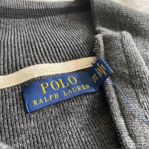 Men’s Gray Quarter Pullover Sweater Size 2XB - Picture 4 of 4